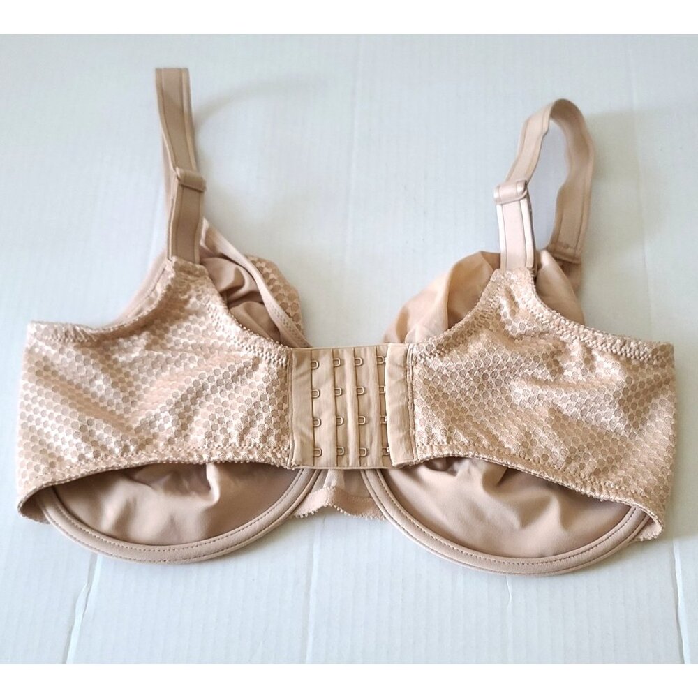 Chantelle C Magnifique Nouveau Seamless Unlined Minimizer Bra Beige Sz 36H NWOT - Picture 5 of 14